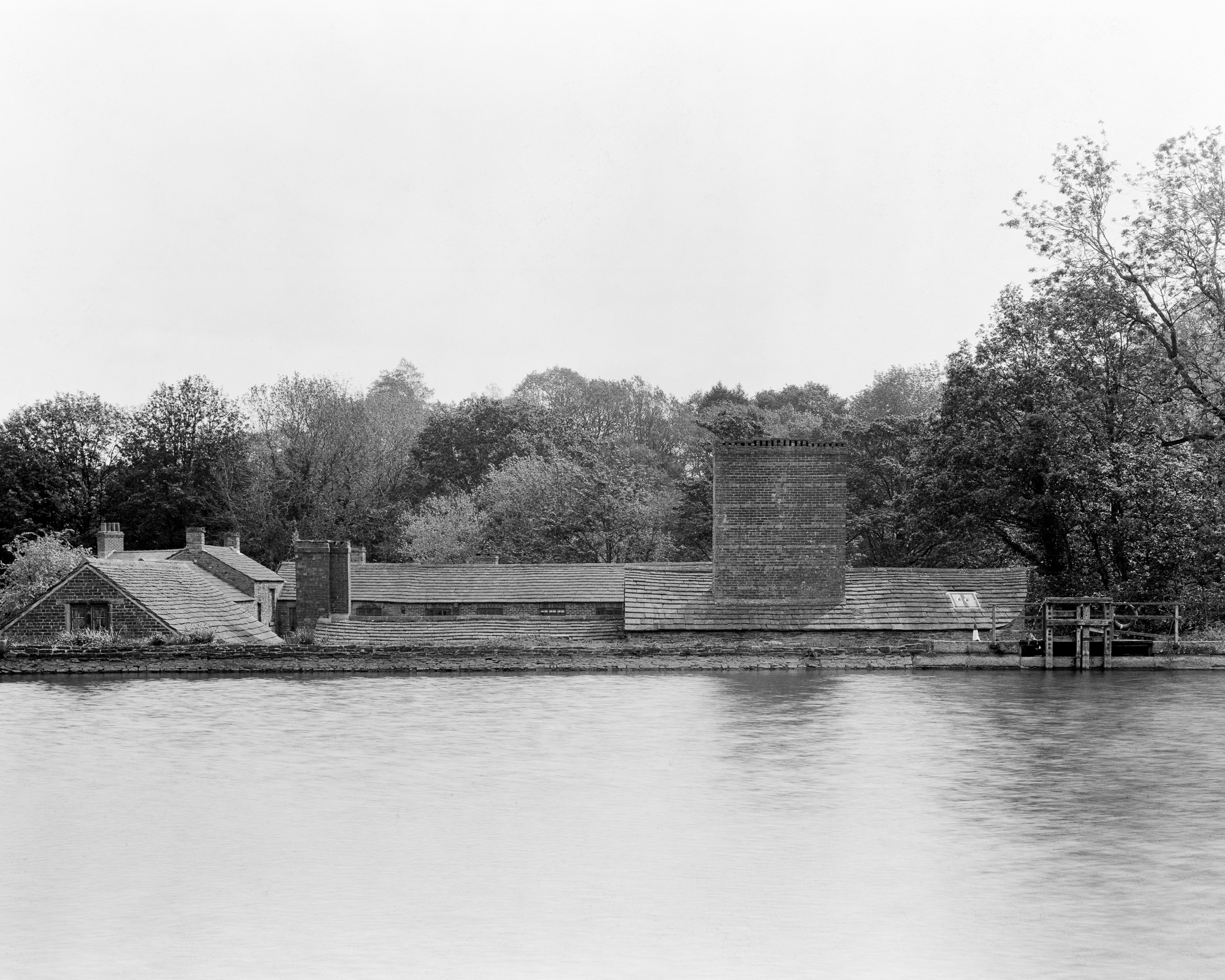 Tyzack's Dam, Abbeydale, Beauchief, Sheffield. Black and White Photograph by Jonny Sutton. Kodak Gravure Positive Film.